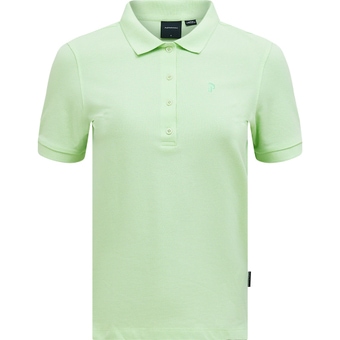 Peak Performance Classic Cotton Poloshirt Vivid Green Damen