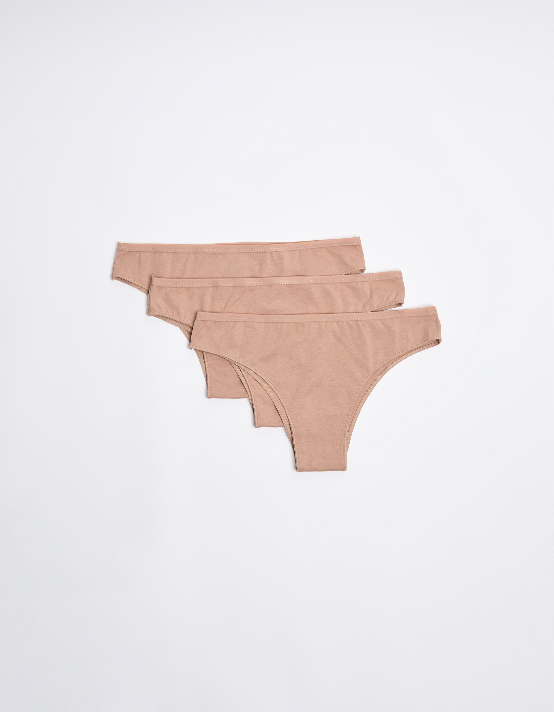 Pack 3 Cuecas, Mulher, Bege