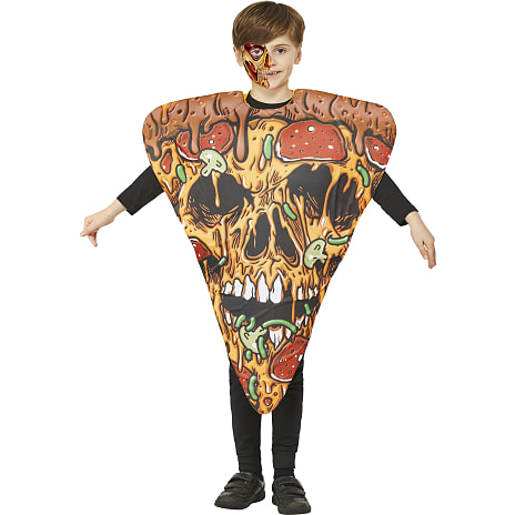 Halloween zombie pizza kostume str. 164