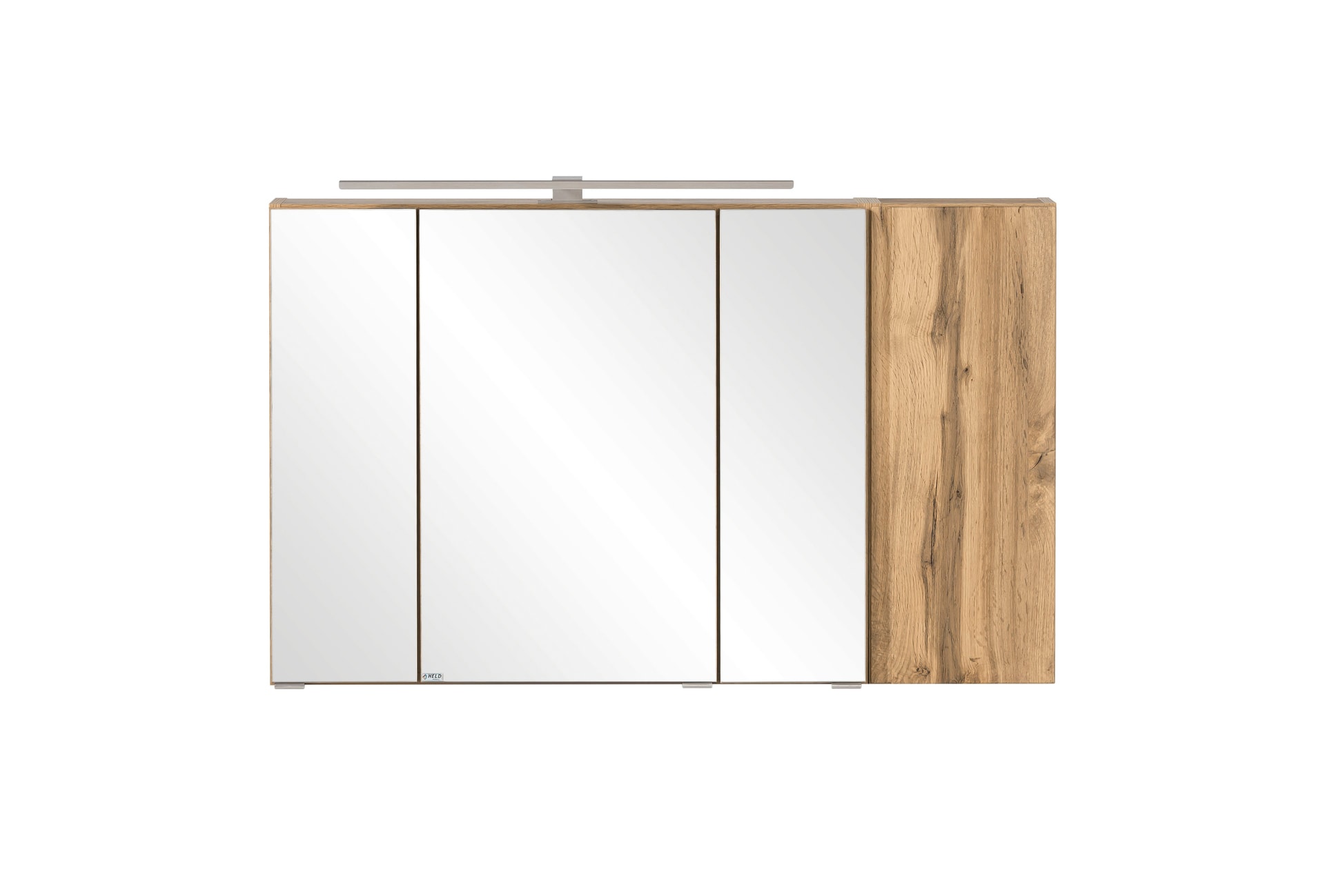 Bad-Spiegelschrank GENT braun MDF-Tür links