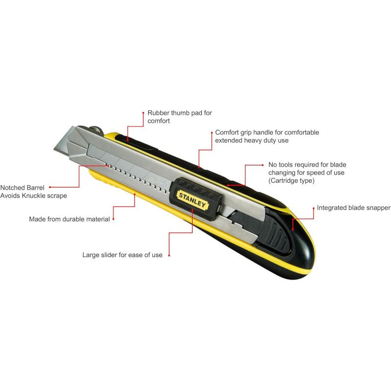 Cutter à cartouche STANLEY® FATMAX® 25 mm