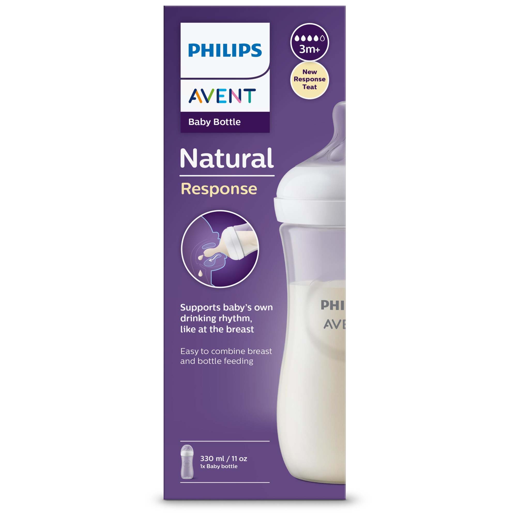 Philips Avent Natural fles 330ML transparant