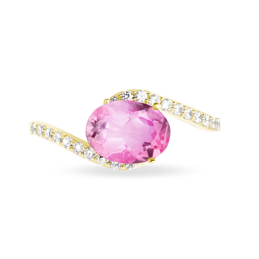 Bague Loriane Or Jaune Tourmaline Et Diamant