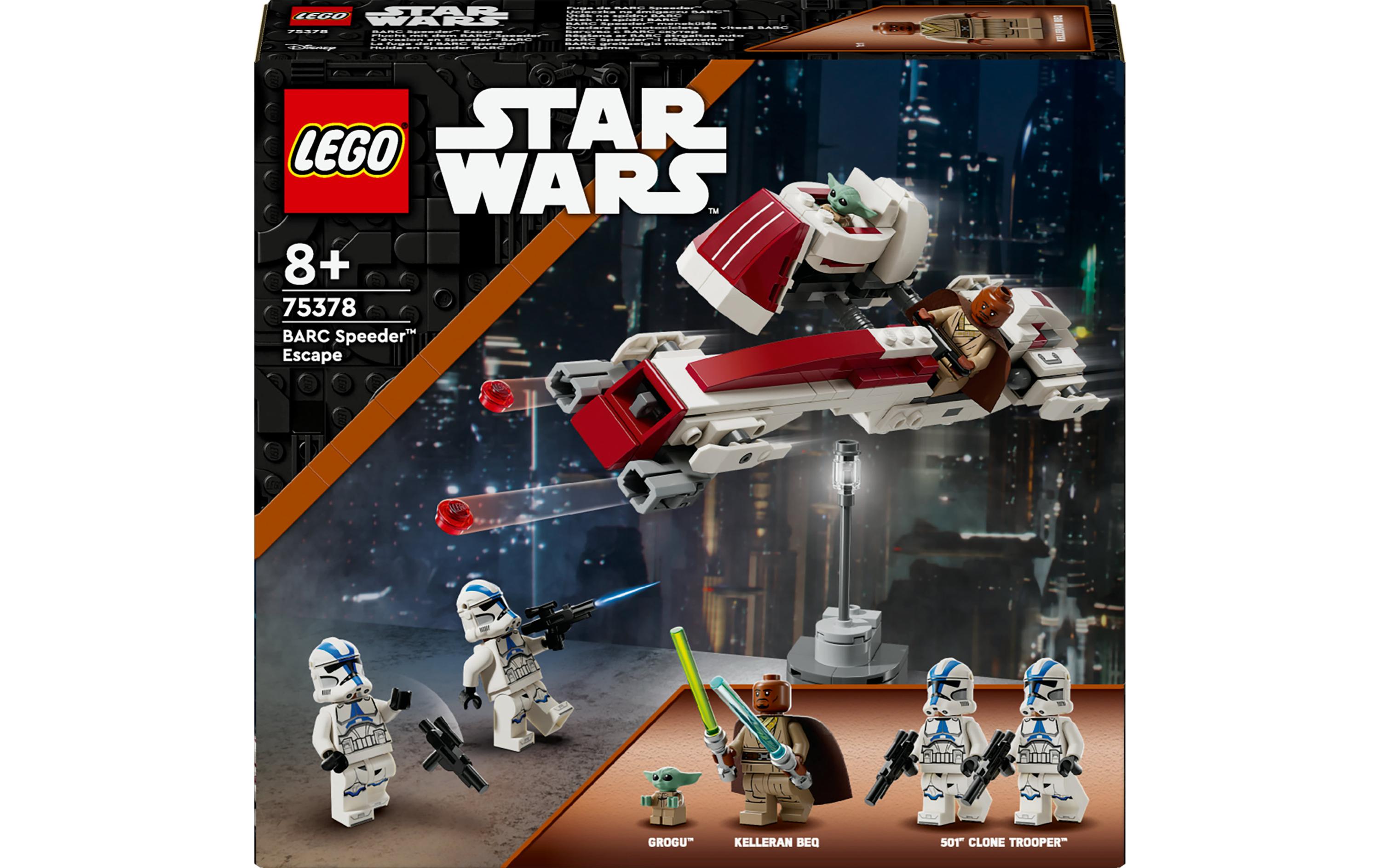 Star Wars Flucht mit dem BARC Speeder 75378Bauspielzeug für spannende Fantasy-Abenteuer