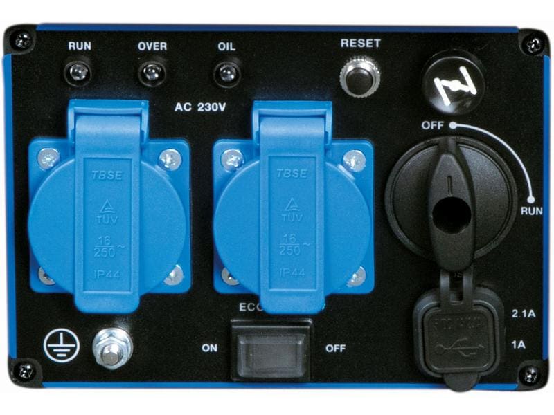 CGM Benzin-Stromerzeuger Inverter 2200I, 4-Takt, 2000W 4-Takt Benzingenerator mit 2000 W Leistung und 4 l Tank