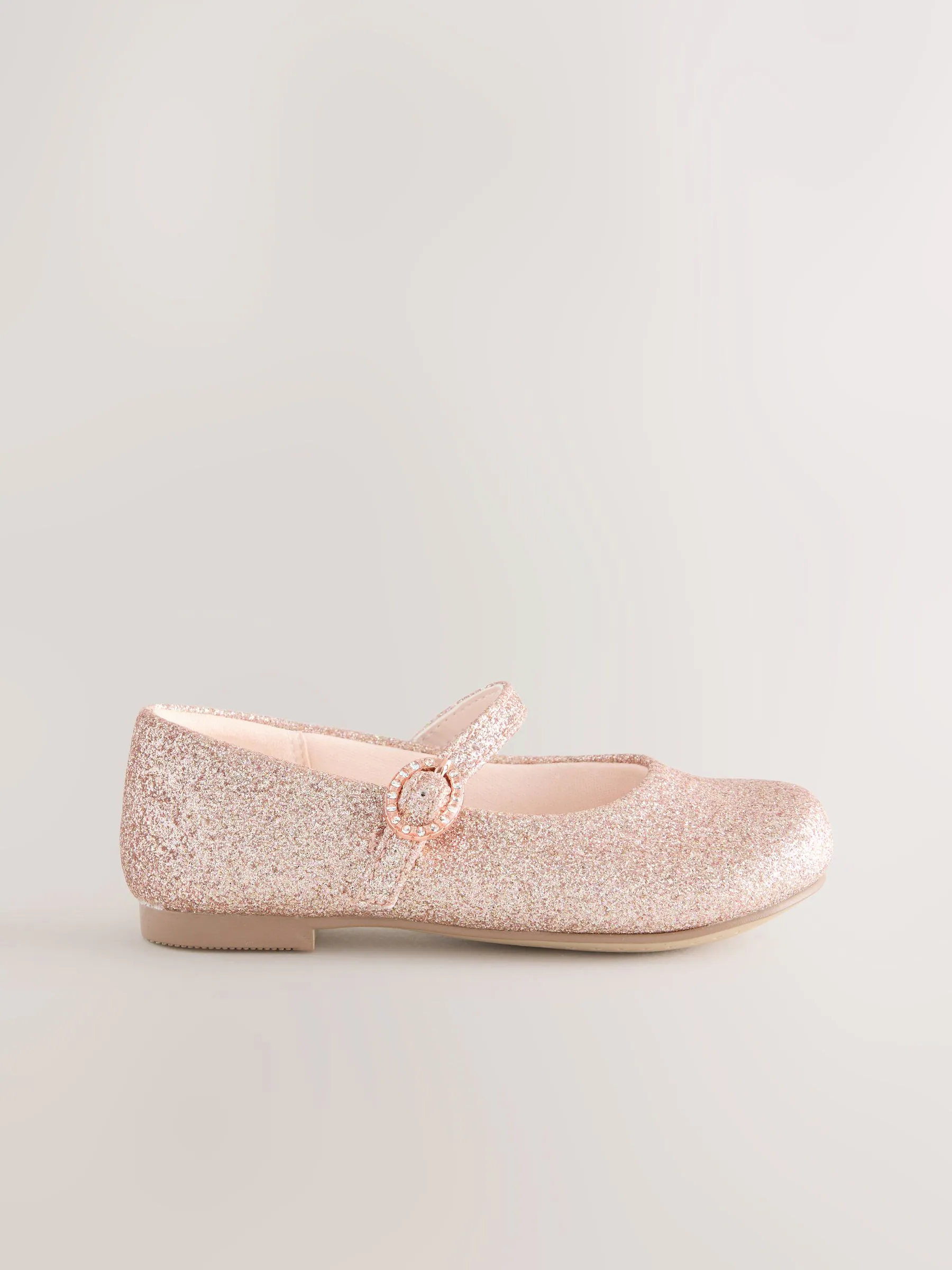 Roze glitter - Mary Jane gelegenheidsschoenen voor bloemenmeisjes