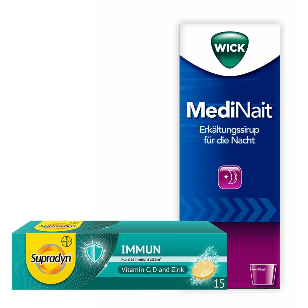 Erkältungsset WICK MediNait + Supradyn® Immun