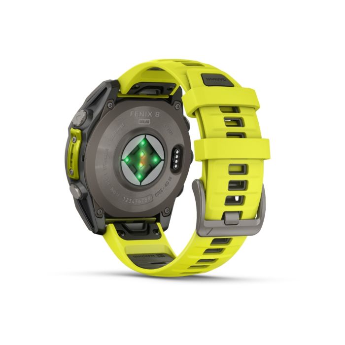 Garmin Unisex Ure fēnix® 8 - 51 mm Solar Sapphire Gul