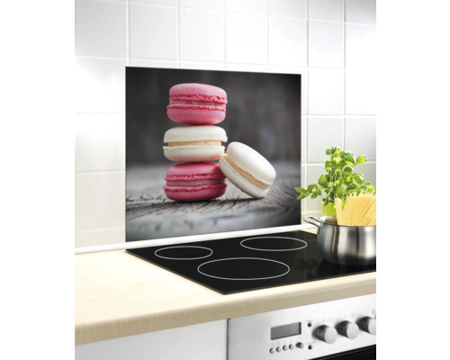 Glazen achterwand Wenko Macarons 60 x 50 cm 2713650100