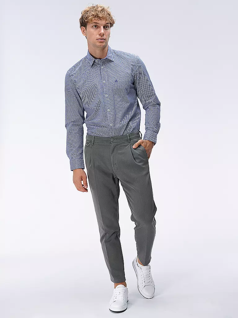 MARC O'POLO Hemd Regular Fit blau