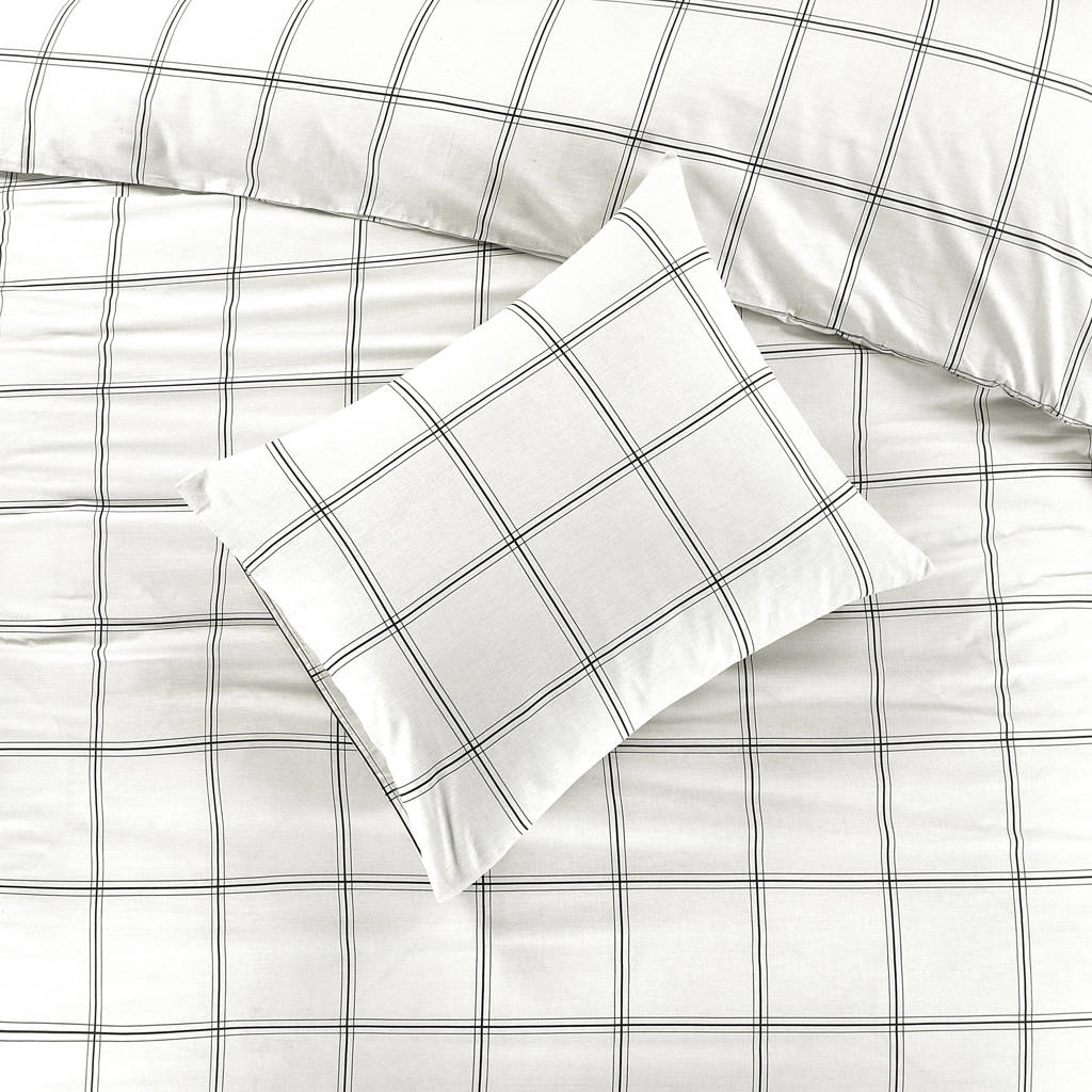 Super dekbed overtrekkatoenen dekbedovertrek 1 persoons (140x220 cm)