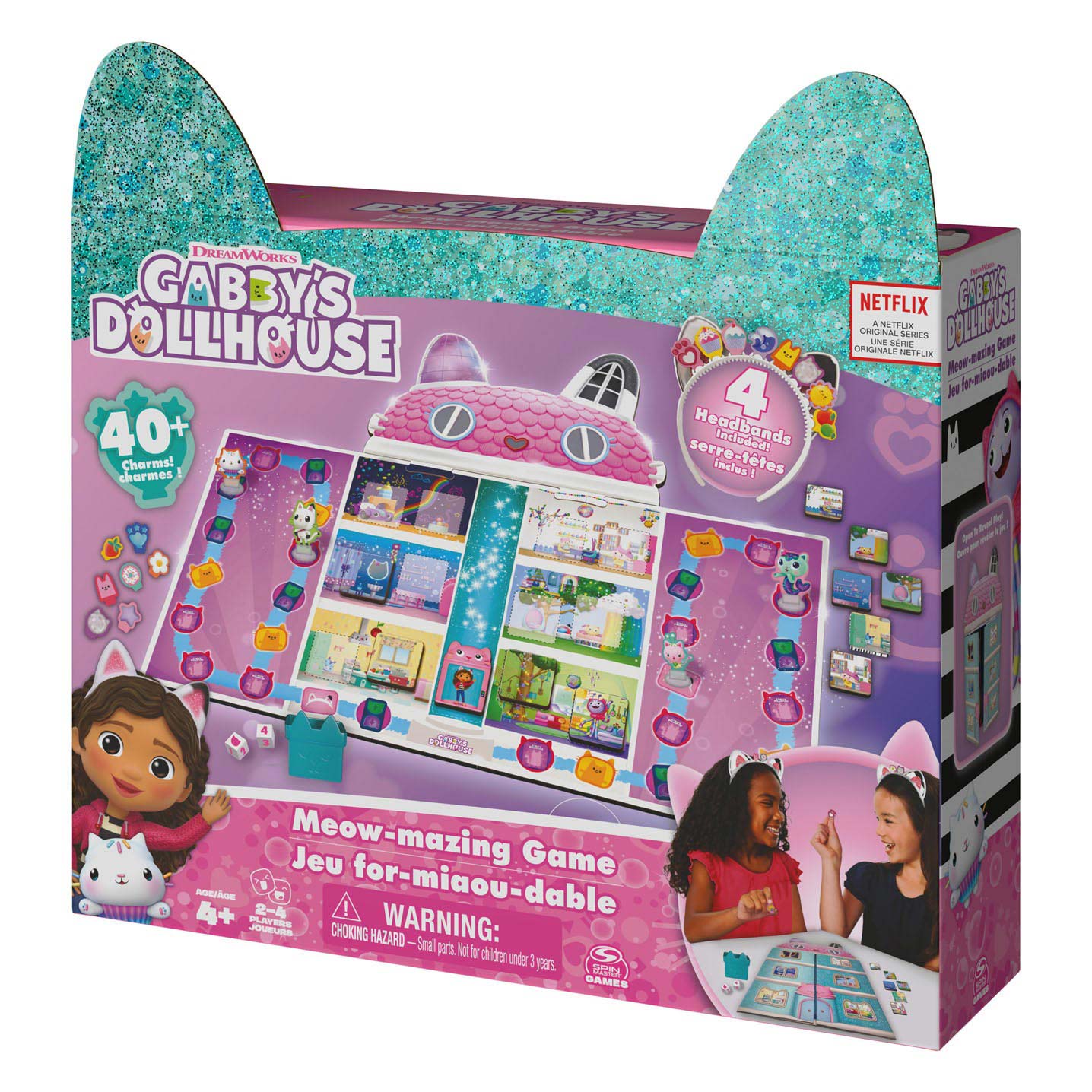 Gabby's Poppenhuis - Meow-Mazing Bordspel