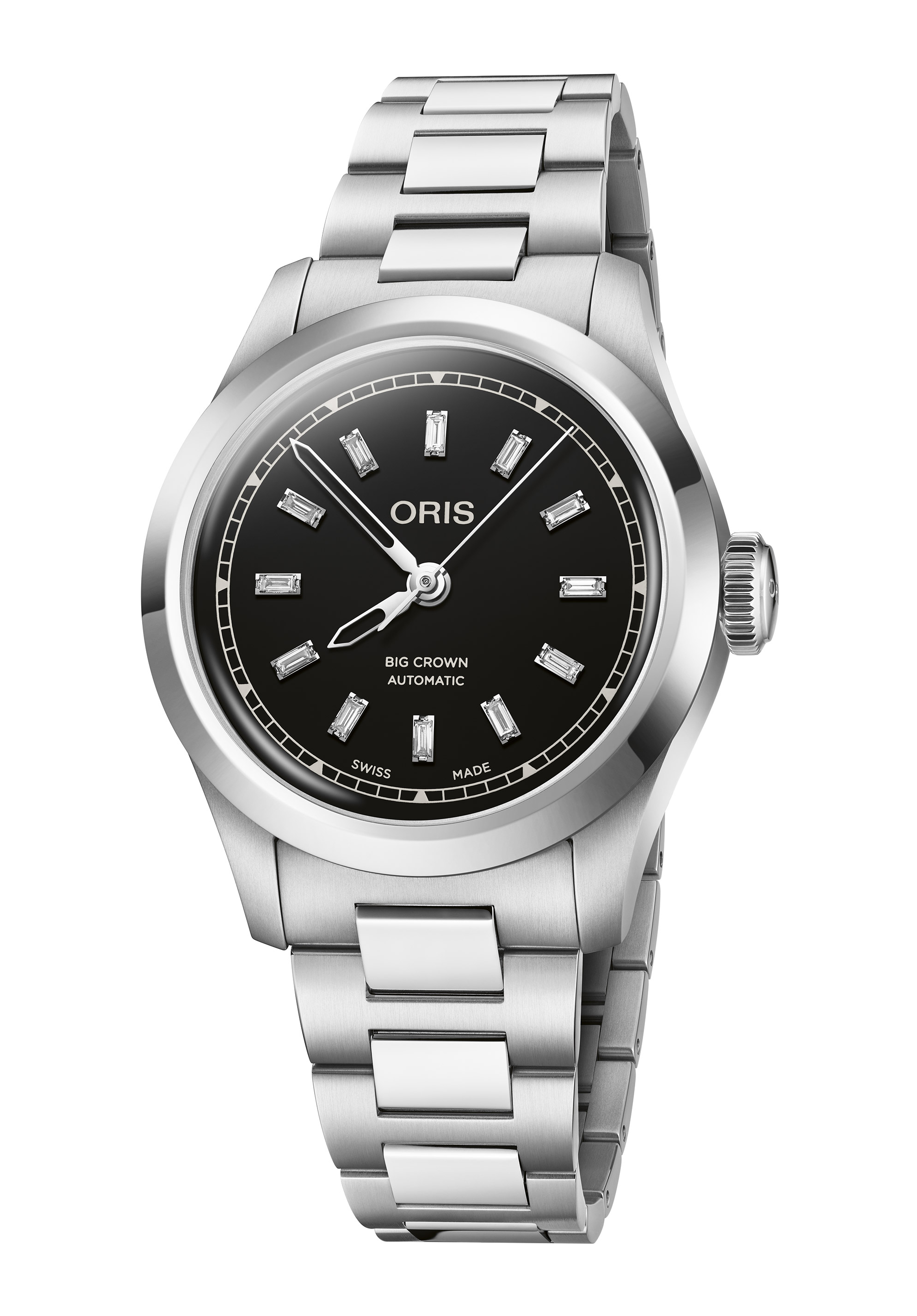 Oris Big Crown 34mm Diamonds Schwarz