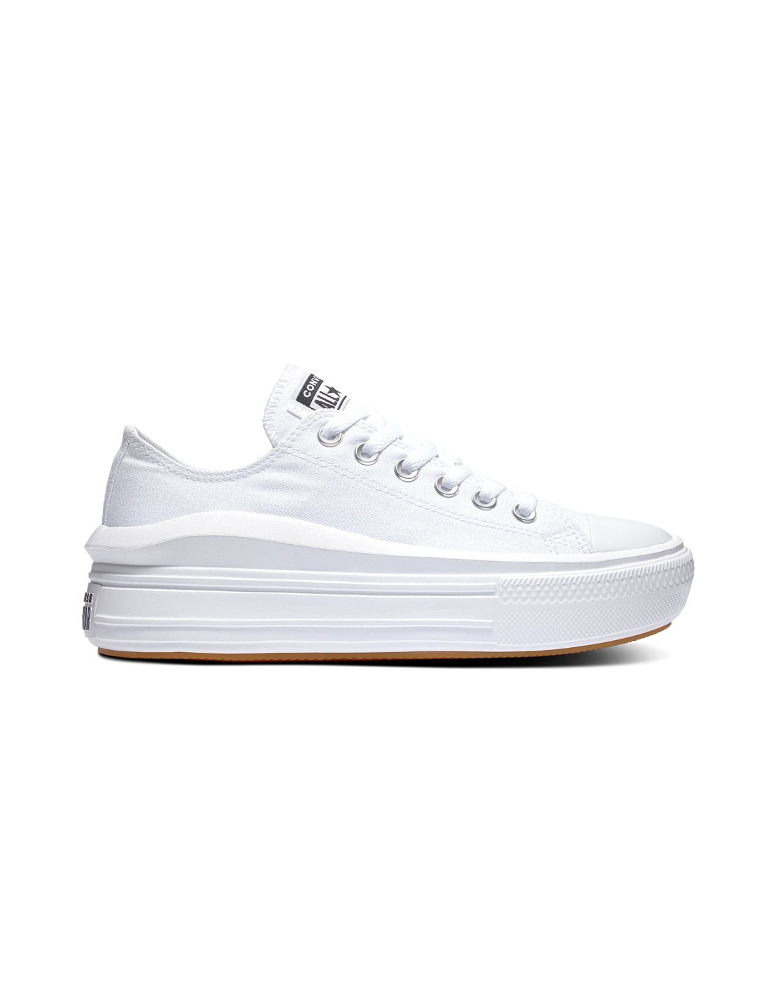 converse sneakers compensées basses femme ctas move ox blanc