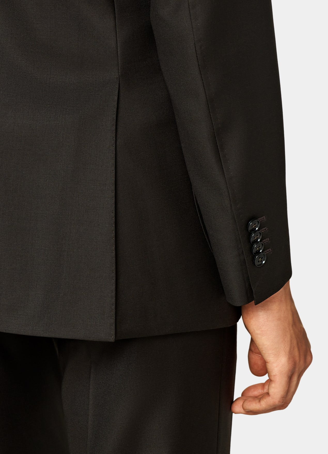 Costume Havana coupe Tailored marron foncé