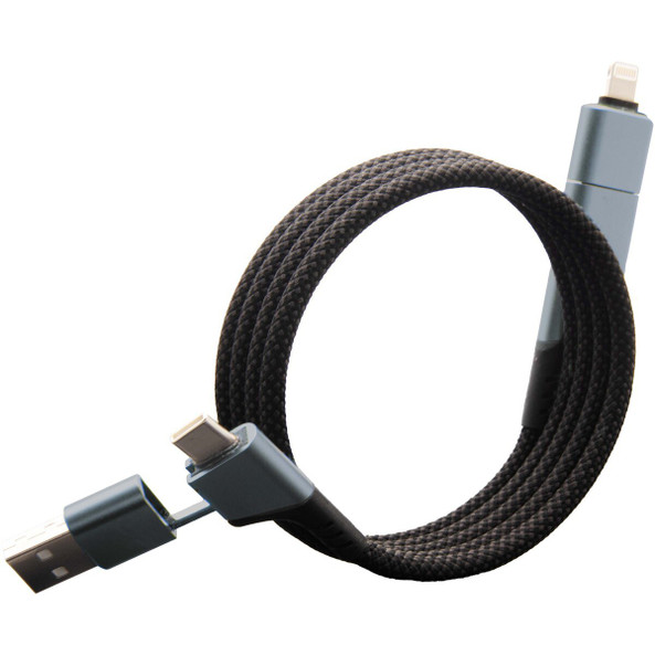 SCX.design 2PX169 - SCX.design C52 100W 4-en-1 rPET magnétique câble de charge ultra rapide