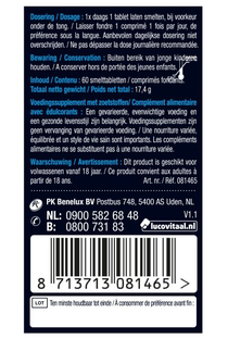 Lucovitaal Vitamine B12 & Foliumzuur Smelttabletten 60TB