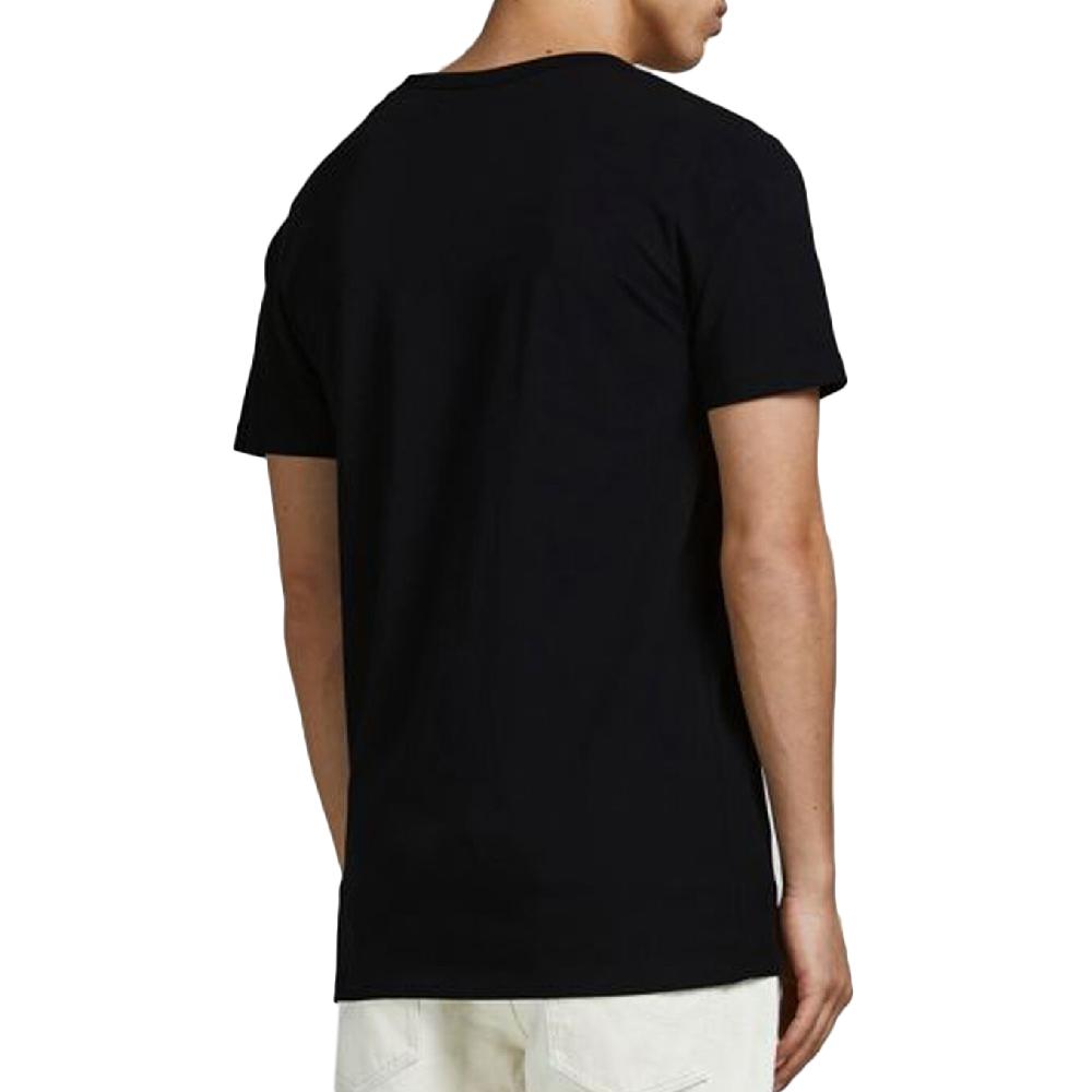Jack & Jones T-shirt Noir Homme Jack & Jones Basic19