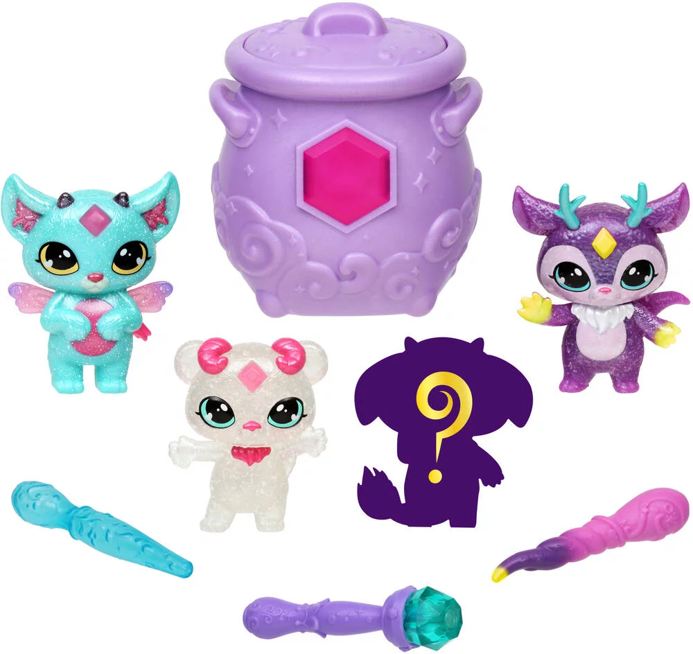 PACK DE 4  PETITS COMPAGNONS MYSTERES - MIXLINGS