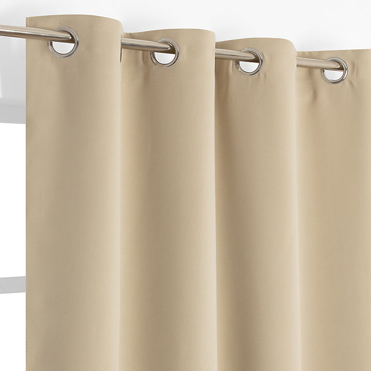 Rideau occultant Notte beige L.240 x l.135 cm