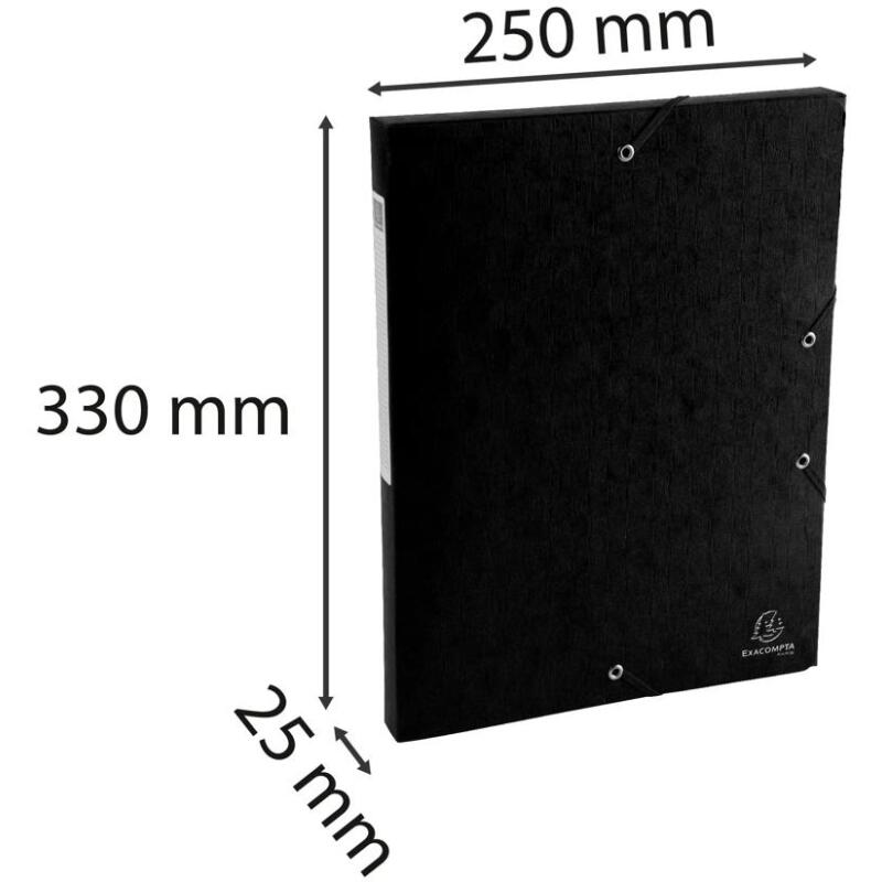 Boite de classement Exabox Dos 25mm Carte lustrée Scotten - A4