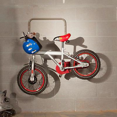 Porte-vélos pour le garage coloris noir Mottez fixation murale capacité 2 vélos