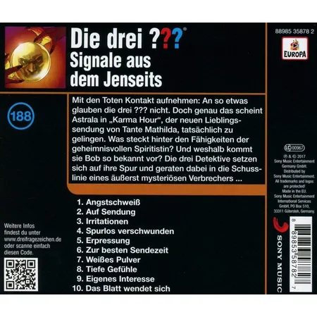Europa Die drei ??? - Signale aus dem Jenseits