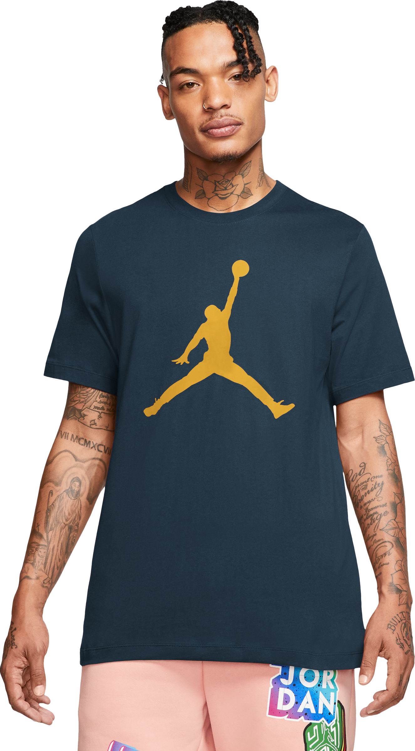 Jordan MJ Jumpman Crew T-Shirt Blau F454