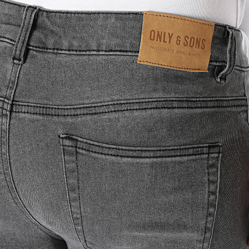 Jean Skinny Warp Gris Anthracite