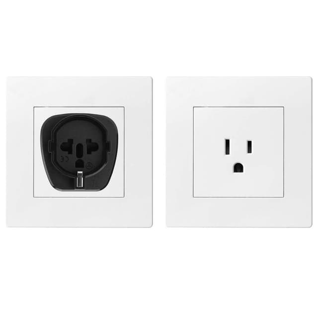 4x stikadapter Rejsekonverter (type b til eu)