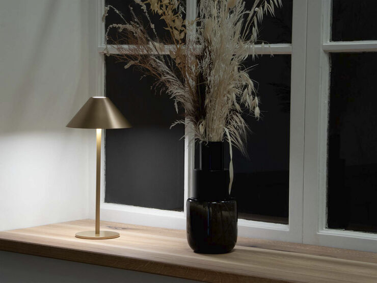 House of Sander Era Tale Lamp Gold