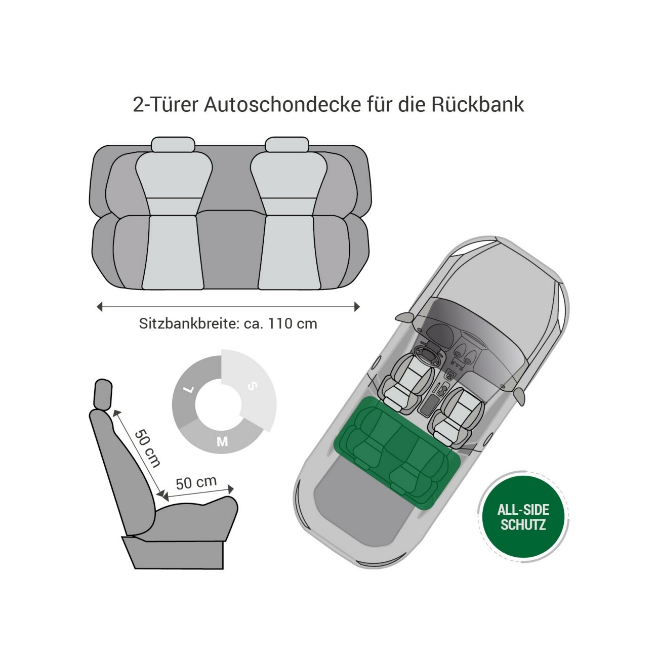 Doctor Bark 2 Türer Autodecke braun S