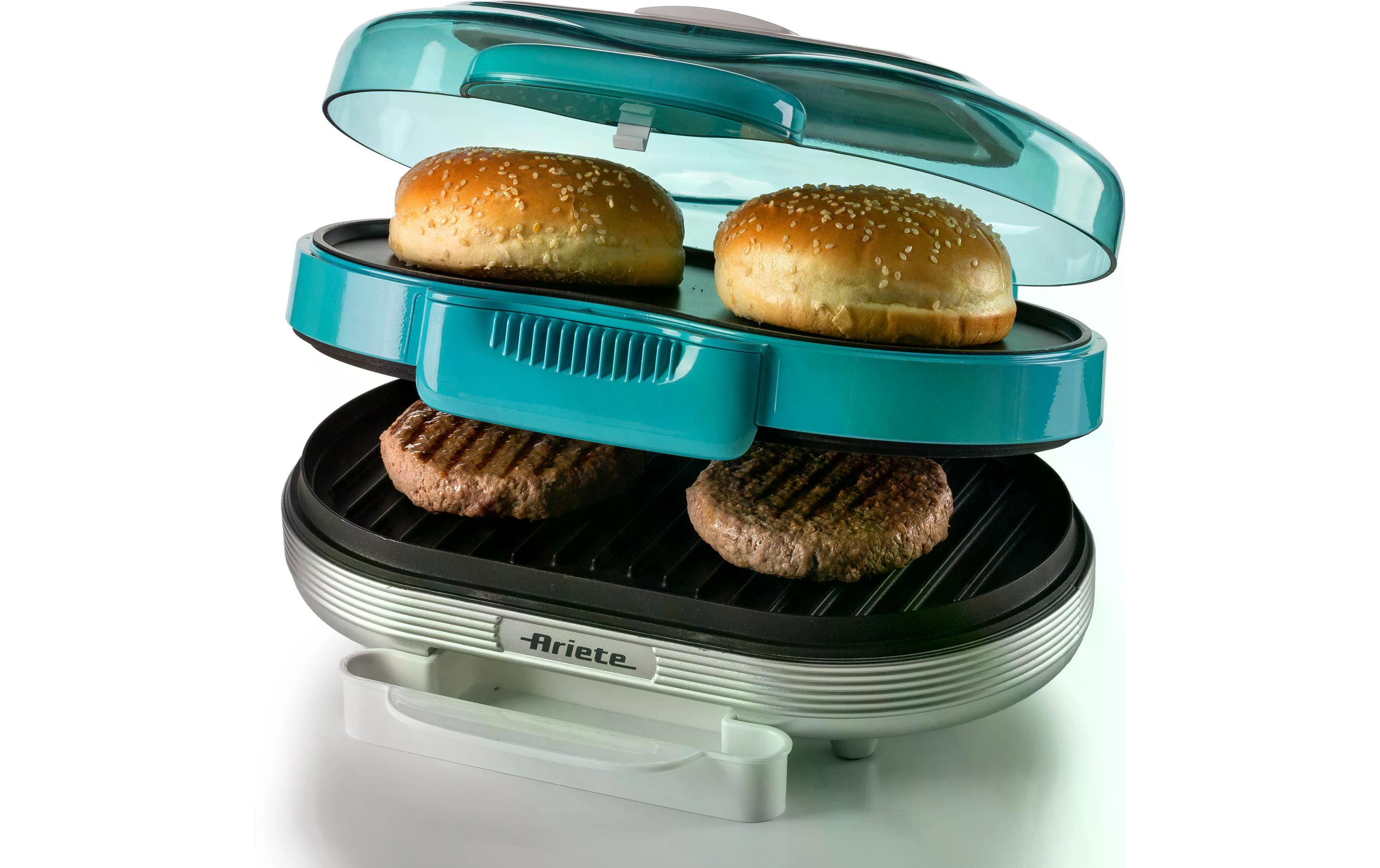 Hamburger-Grill Party Time ARI-205-BL 1200 W, BlauHamburger-Maschine