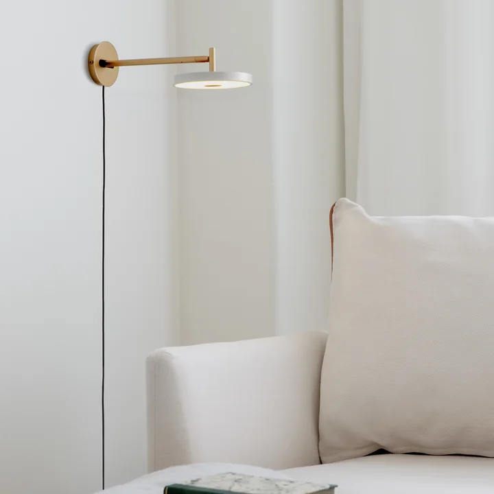 Umage - Asteria LED Wandleuchte, Messing / schwarz