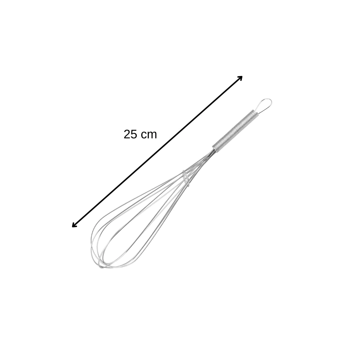 Fouet de cuisine et pâtisserie en inox 25 cm Zenker