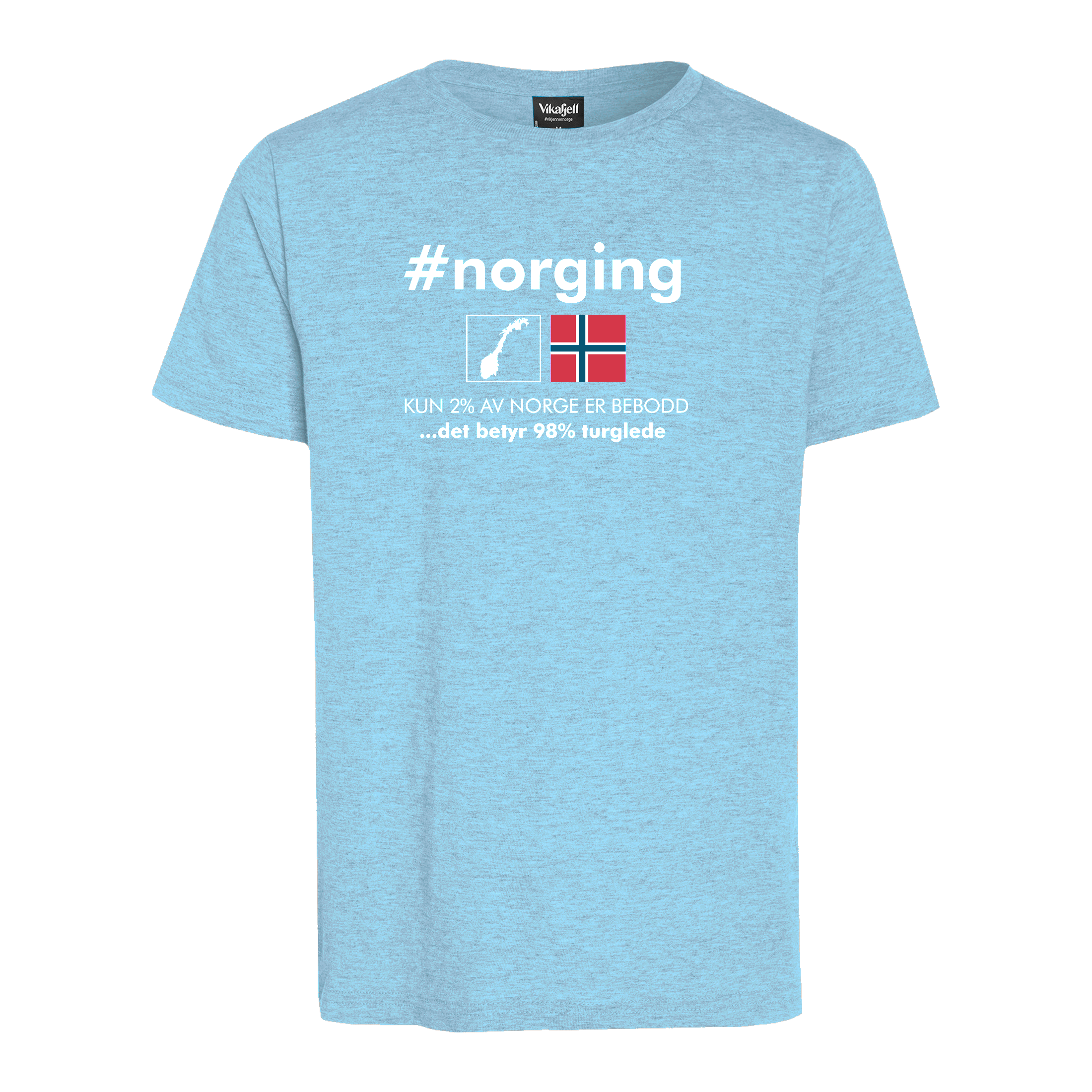 Vikafjell Morgedal #norging T-skjorte Barn - Fritid og bomull