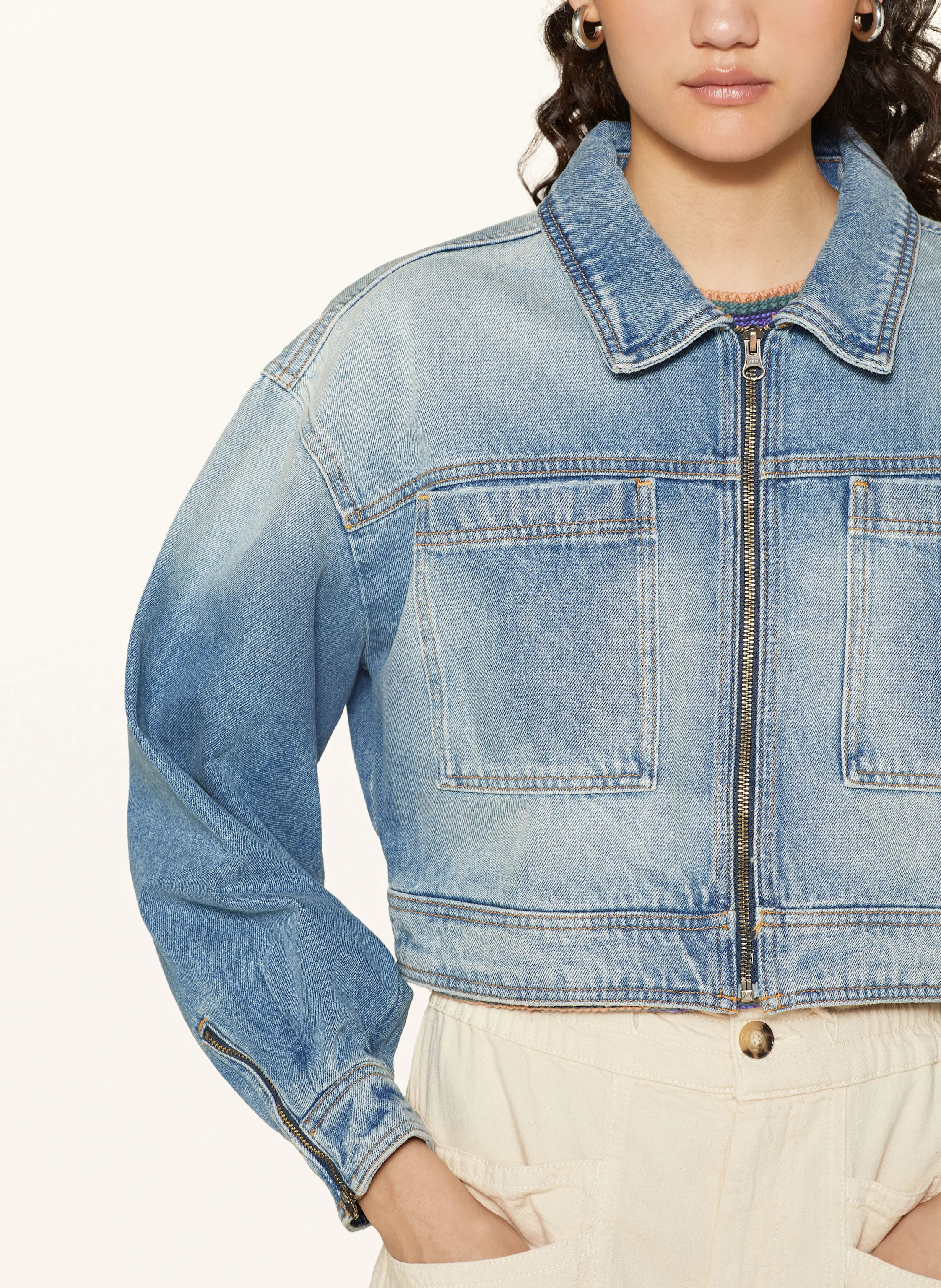 ba&sh Cropped-Jeansjacke VINCIANE
