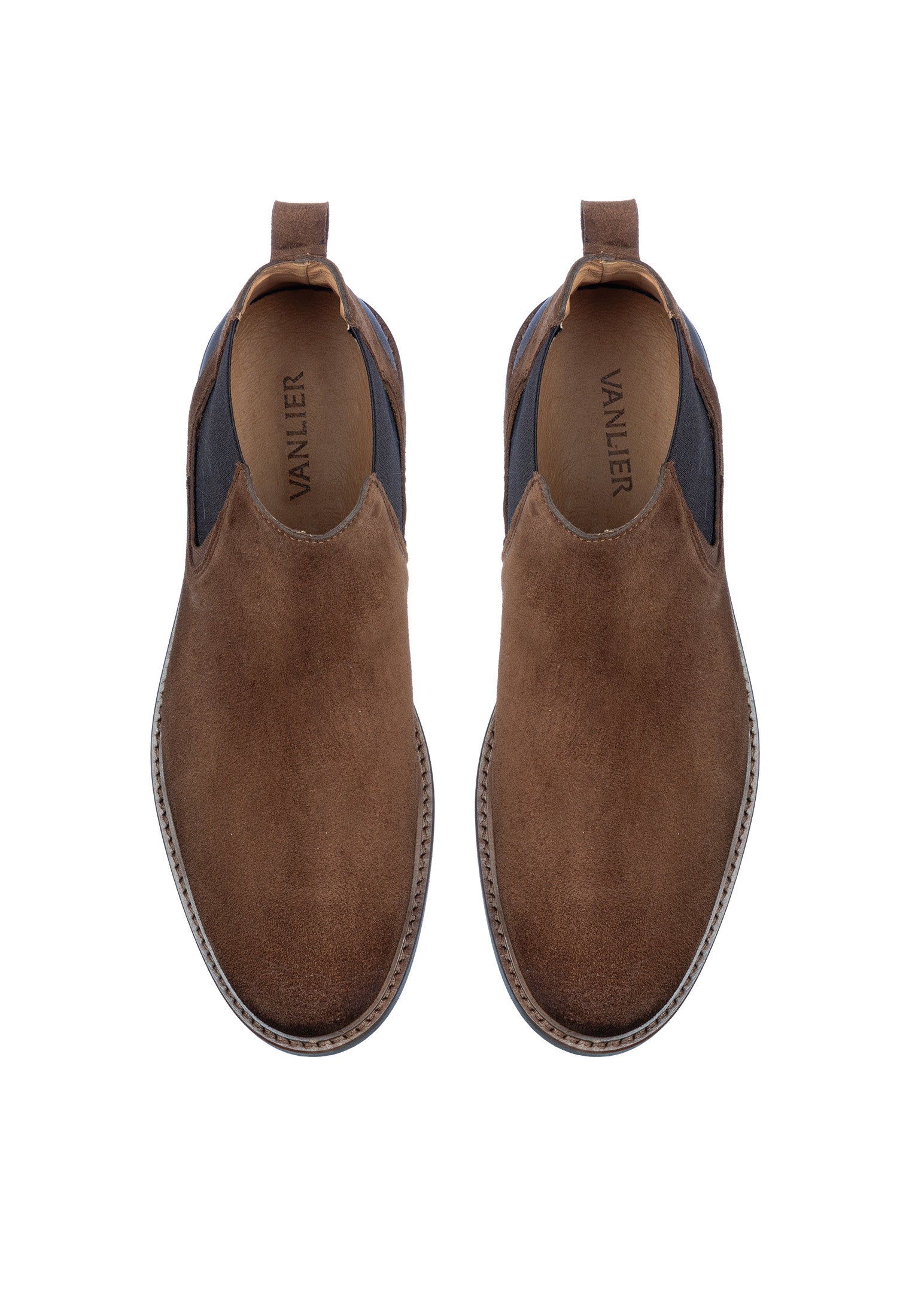 Roest cognac suède Monti chelsea boot