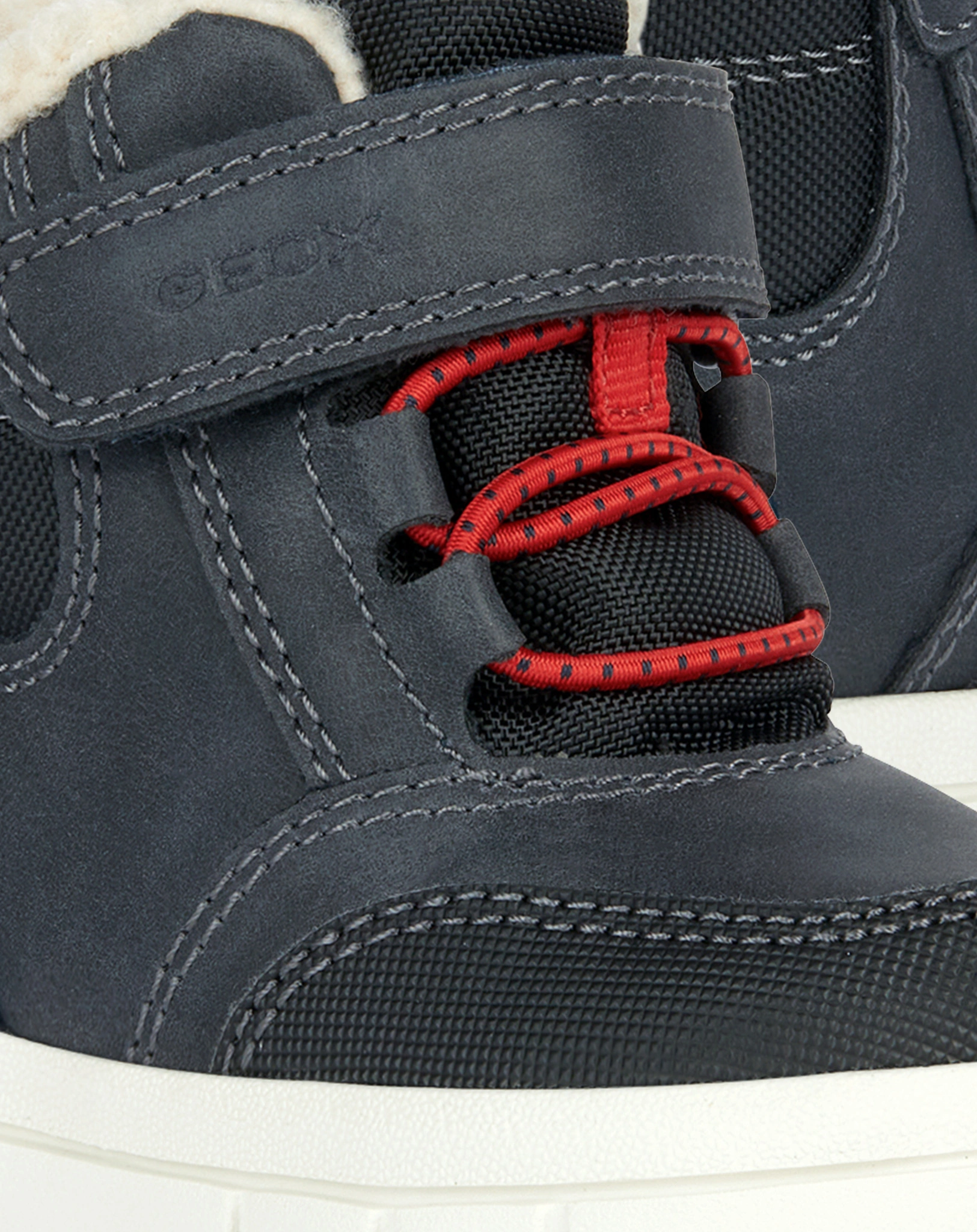 Winterboots WILLABOOM gefüttert in navy/red