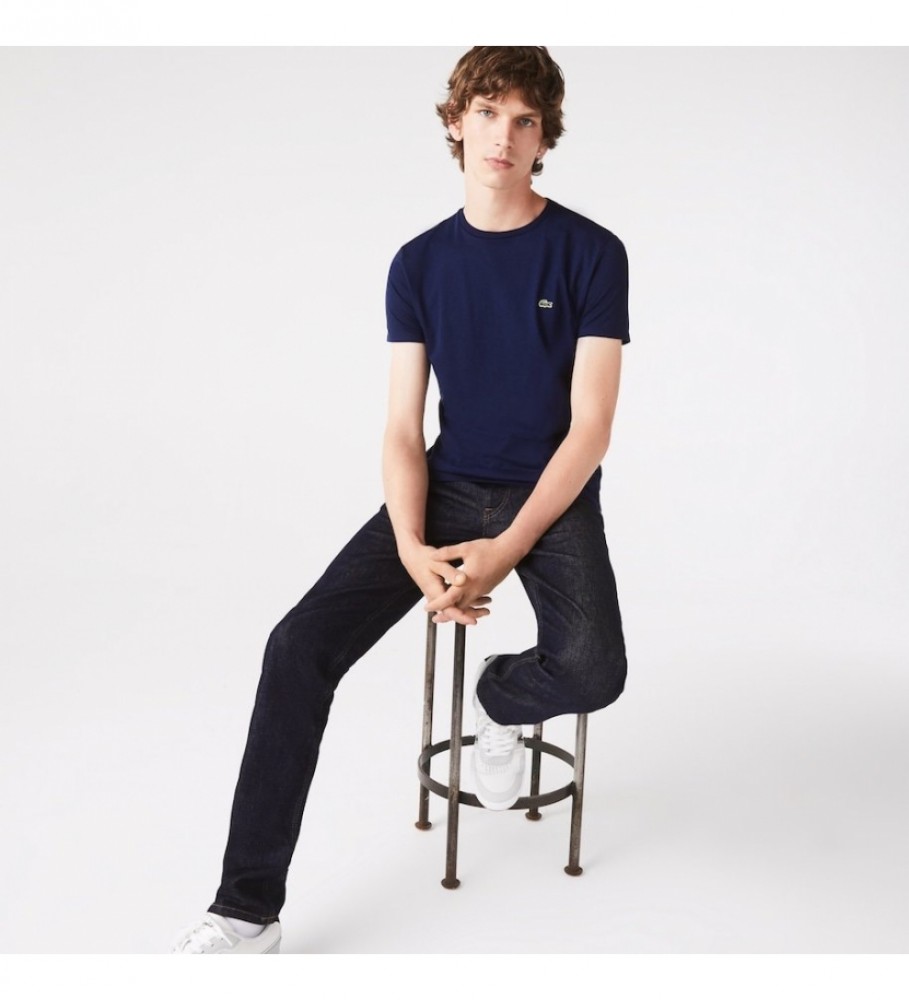 Camiseta Lacoste Classic TH2038 azul marinho