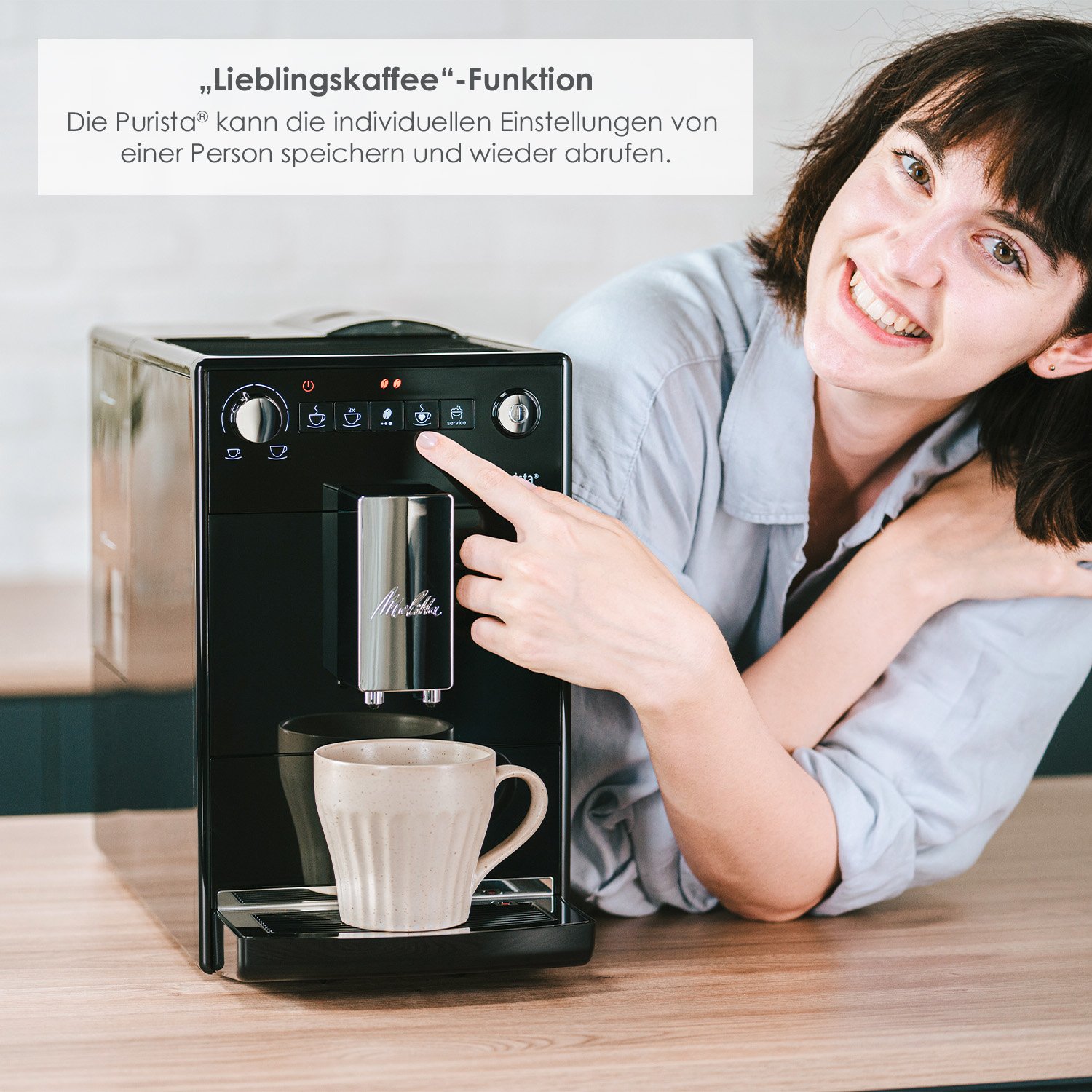 Purista®|Kaffeevollautomat Schwarz