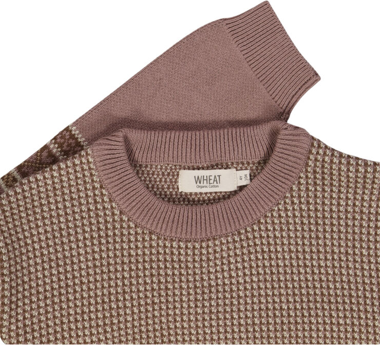 Wheat Jacquard Pullover Elias Pudder