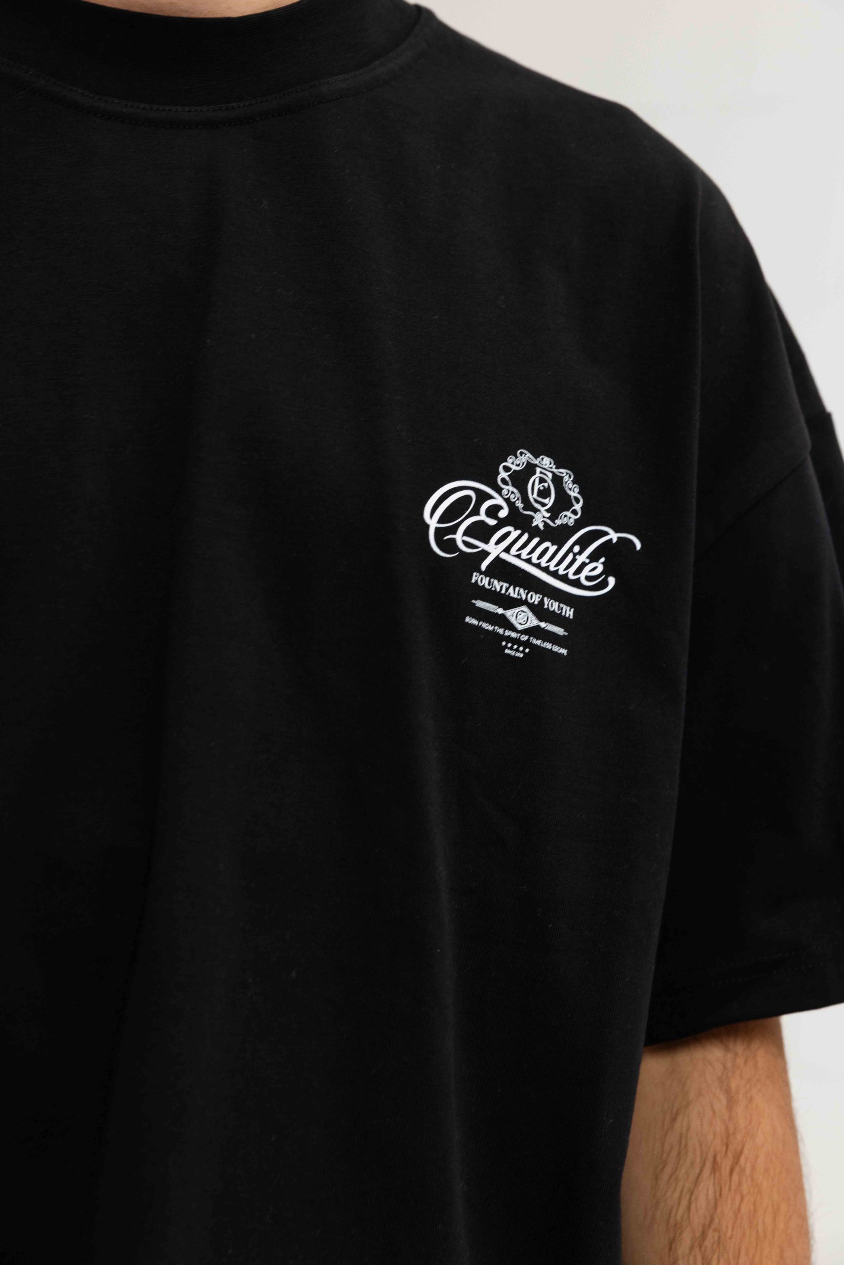 Equalité Yuki Boxy T-Shirt 2.0 Heren Zwart