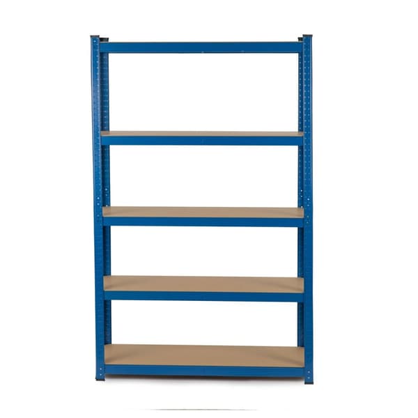 Robust metallhylle for oppbevaring, 150 x 75 x 30 cm - Humberg 4842
