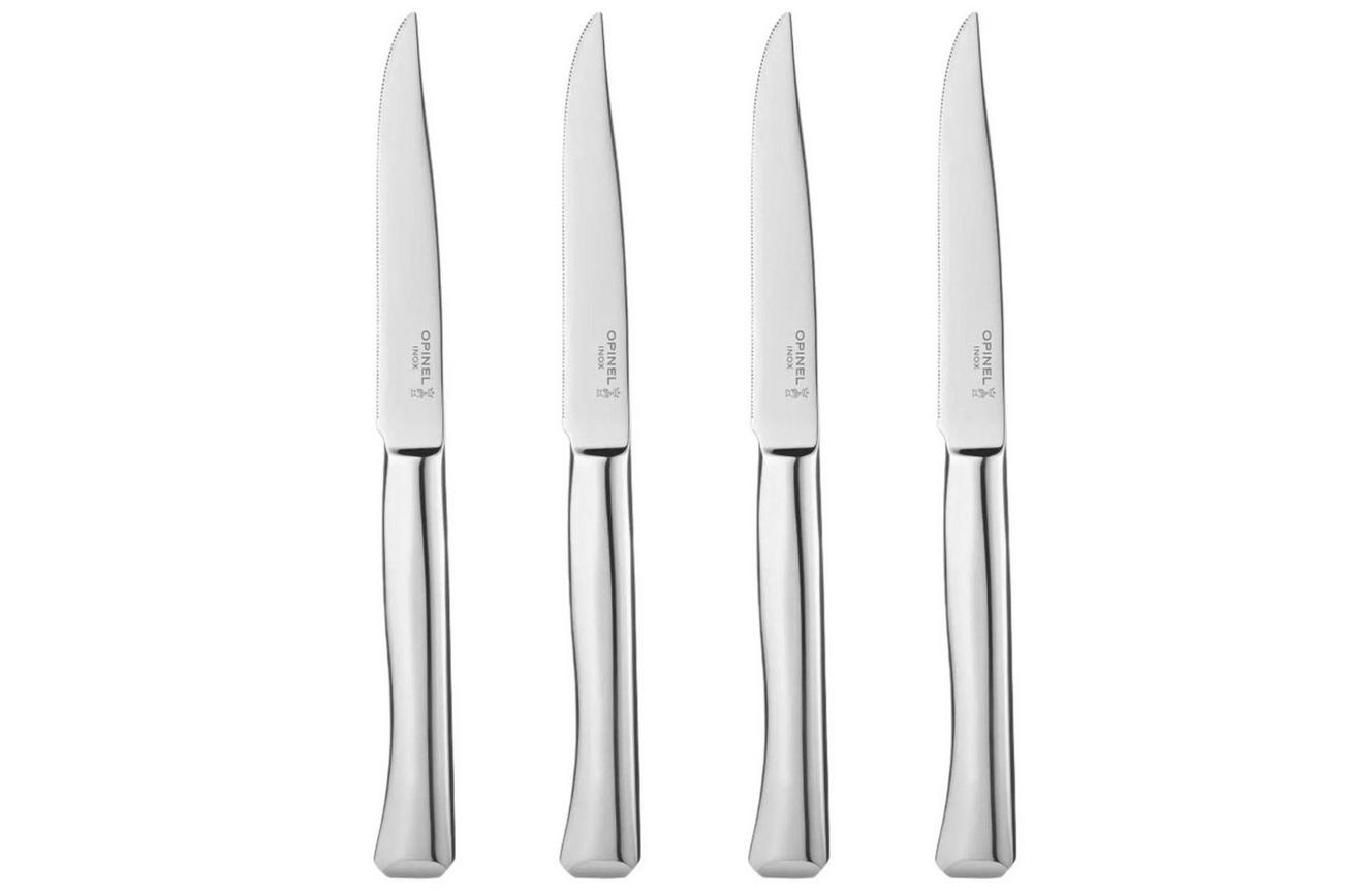 Opinel Perpetue, 002447, tafelmessen set van 4, micro-gekarteld lemmet