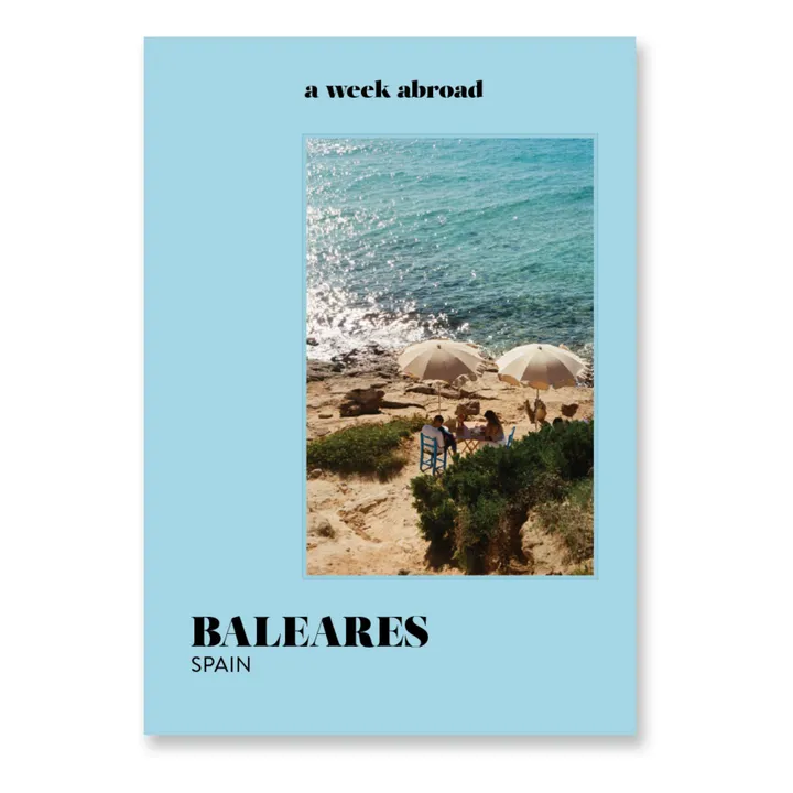 A Week Abroad Livre de voyage - Baléares | Bleu ciel