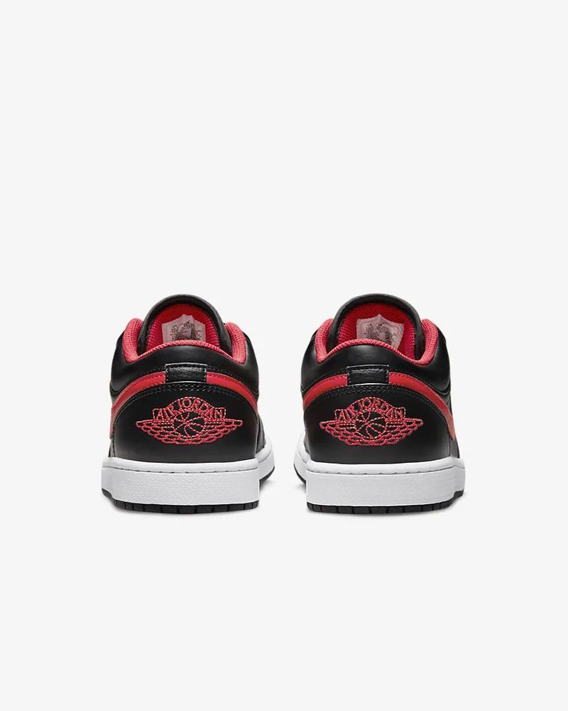 Chaussures Nike Air Jordan 1 Low Noir & Rouge pour homme