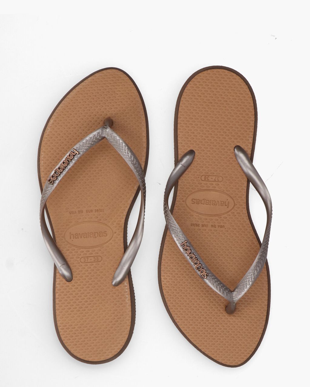Havaianas Slim Point Donkerbruin Damesslippers