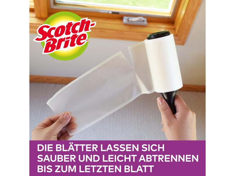 Scotch-Brite Kleiderroller Scotch-Brite Pet Extra Sticky 48 Kleiderroller für Tierhaare auf der Kleidung