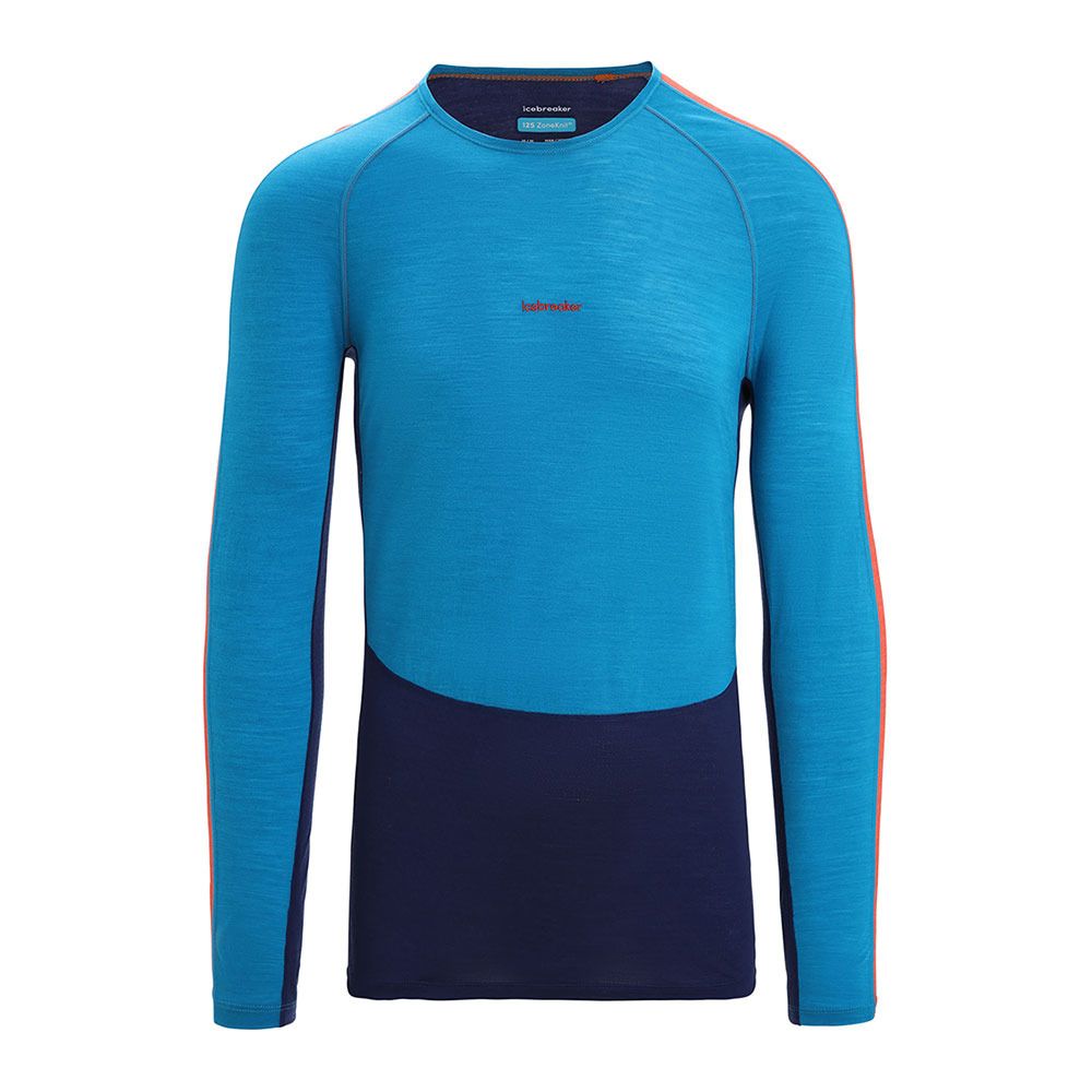 Icebreaker 125 ZONEKNIT - Sous-couche Homme geobl/rylnvy/cb